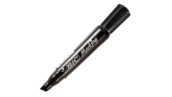 Marcador Perman Preto Bic Marking Recarregavel