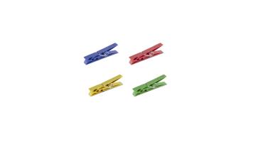 Prendedor Plast Duplas 12unid Candy Color 16083