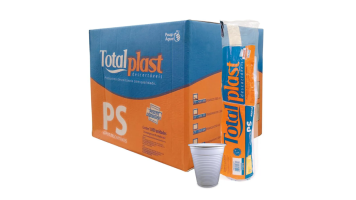 Copo Descartável Ps 400ml Totalplast Branco Pct/50 Unid