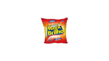 Esponja De Aco Mega Brilho 44g C/8 Esponjas