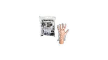 Luva Plastica Descartavel Tam Unico Descarpack C/100 - 590401