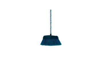 Vassoura Nylon Plast Super Big Duplas - 4974 Com Cabo