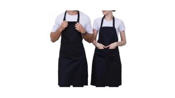 Avental Oxford Preto Só Uniformes