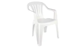 Cadeira Plast Poltrona Mor Branca