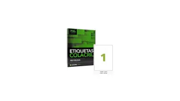 Etiqueta Comput A4 210x297 Colacril Cx/100 - Ca4367