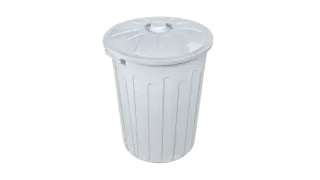 Lixeira 65l Tampa Arqplast Branco - Cf65br