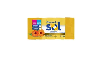 Sabao Em Barra Girando Sol Tradicional 1kg (pct C/5 Barras De 200gr)