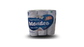 Papel Higienico Fl Dupla 30mt Mondeo  Pct/12 Rolos