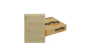 Envelope Saco 370x450 Kraft Scrity Cx/100