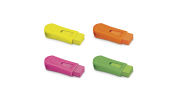 Borracha Colorida Mix Super + Apontador C/ Tampa Faber