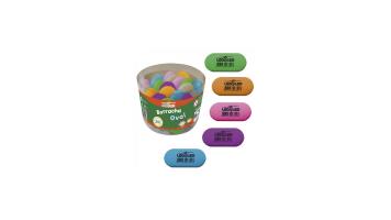 Borracha Colorida Oval Leo E Leo Cx/24- 4191