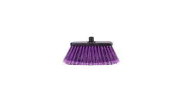 Vassoura Nylon Plast Donna Soft Duplas 4576 Com Cabo