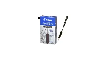 Caneta Pilot Bps Super Grip Fina 0.7 Preta Cx/12