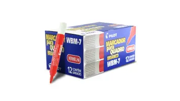 Marcador Quadro Branco Pilot Wbm-7  Vermelho Cx/12