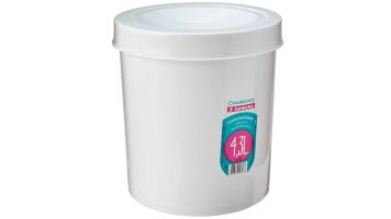 Lixeira  4,3l Basculante Sanremo Branca