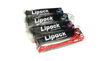 Saco Lixo  15l Rolo Preto Lipack C/40 Unid