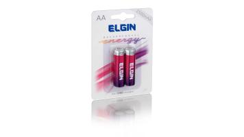 Pilha Aa Recarregavel Elgin C/2 2500mha